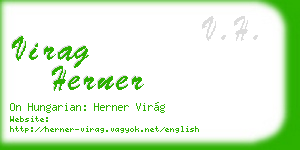 virag herner business card